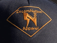 Dream Nation Apparel Ball Cap (BLACK with Gold logo)
