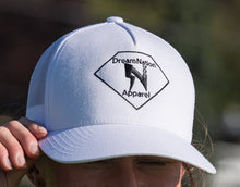 Dream Nation Apparel Ball Cap (WHITE with Black Logo)